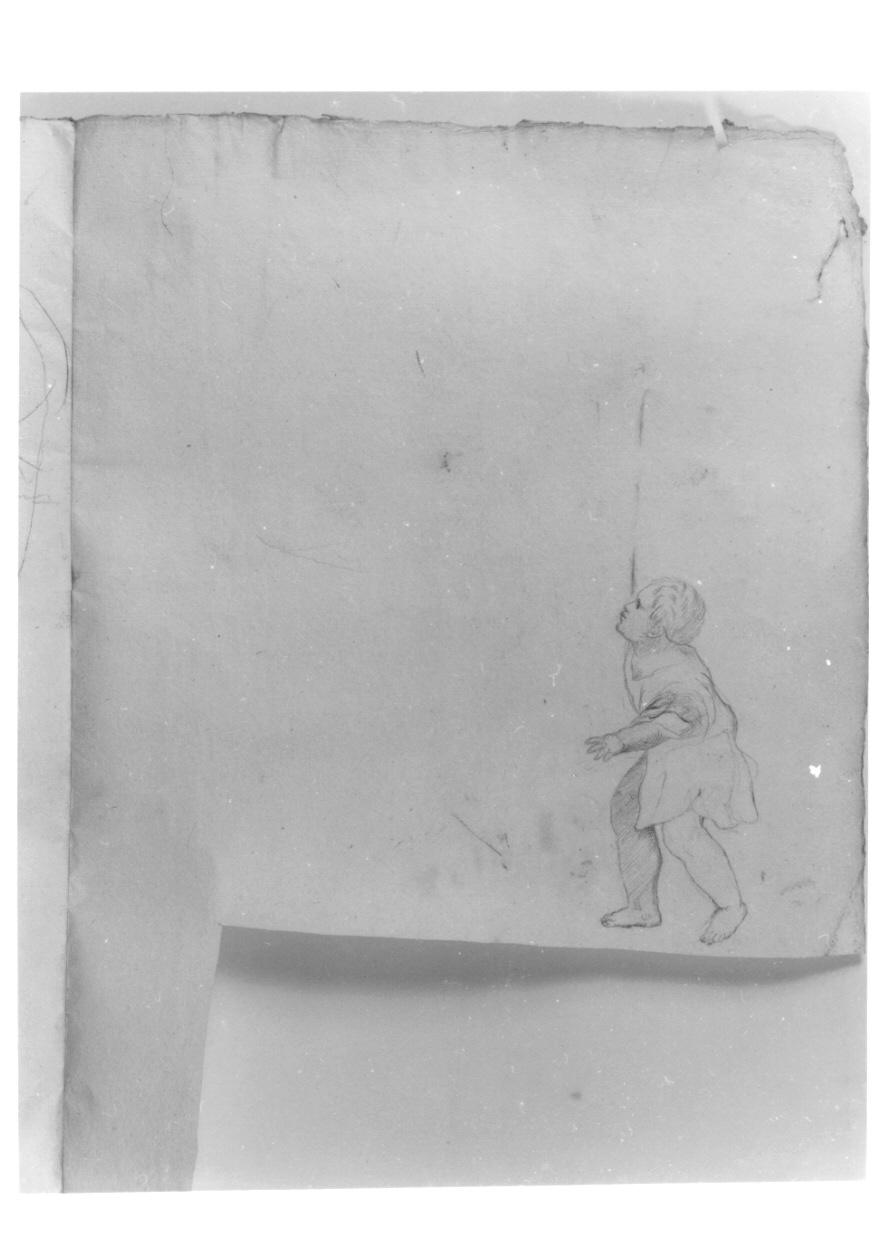 figura di bambino (disegno, opera isolata) di Valperga Carlo Francesco (attribuito) (secondo quarto sec. XIX)