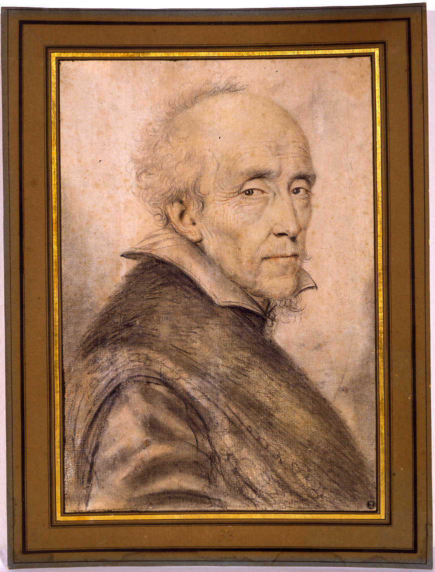 ritratto d'uomo (disegno, opera isolata) di Lagneau Nicolas (secondo quarto sec. XVII)