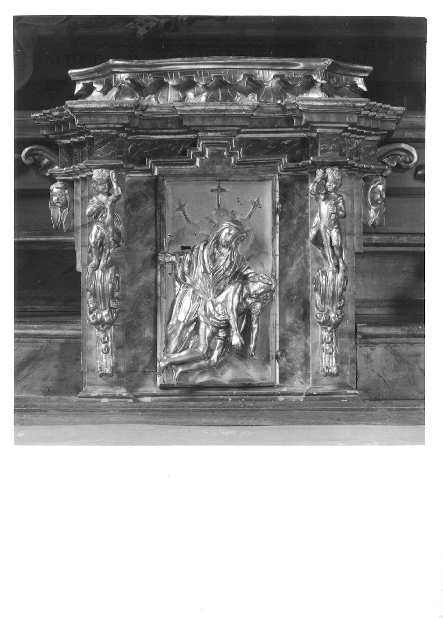tabernacolo, elemento d'insieme - bottega ossolana (sec. XIX)