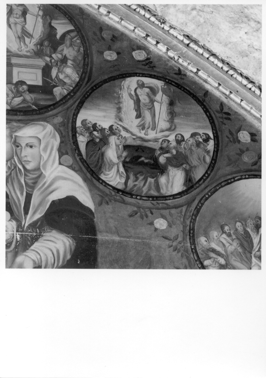 ascensione di Cristo (dipinto, elemento d'insieme) di Ioanetus Petrus Paulus (ultimo quarto sec. XVI)