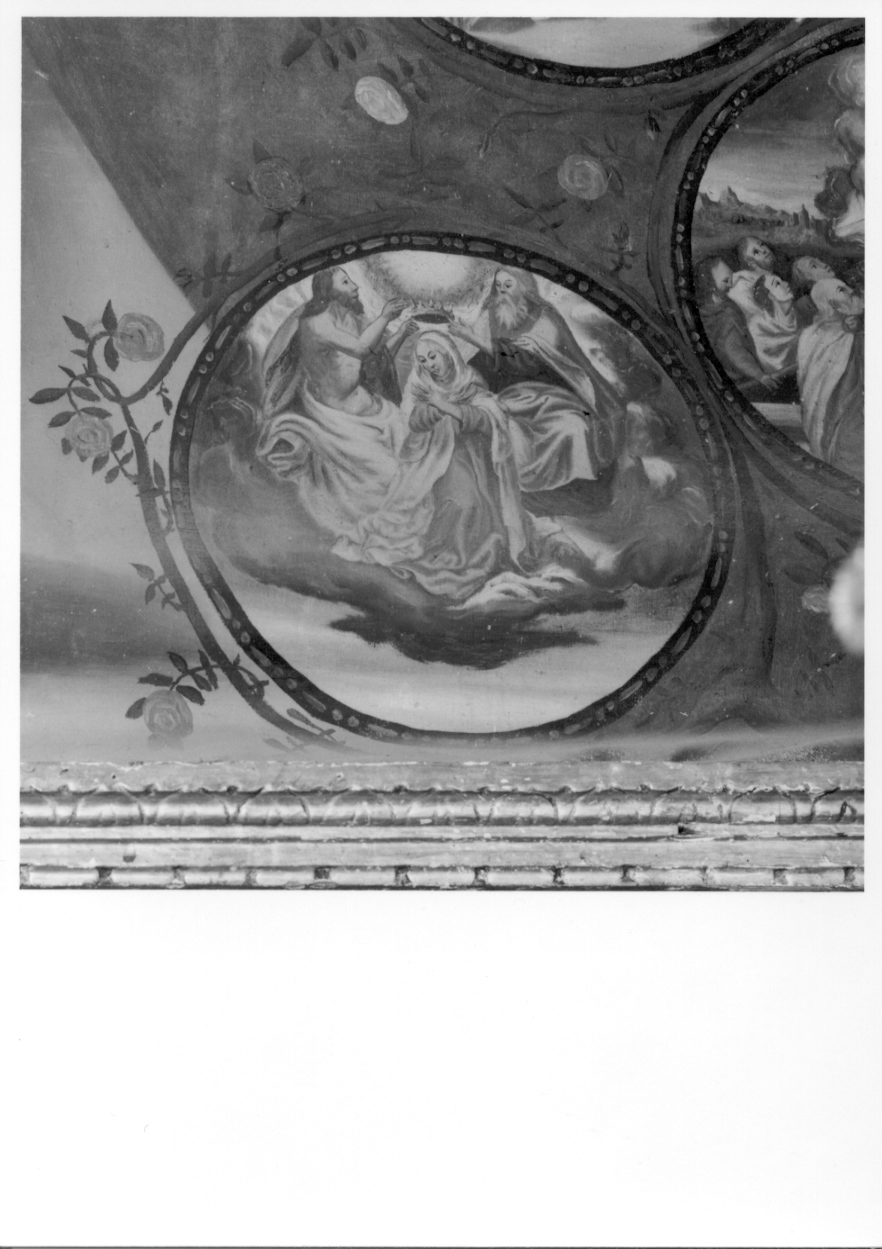incoronazione di Maria Vergine (dipinto, elemento d'insieme) di Ioanetus Petrus Paulus (ultimo quarto sec. XVI)