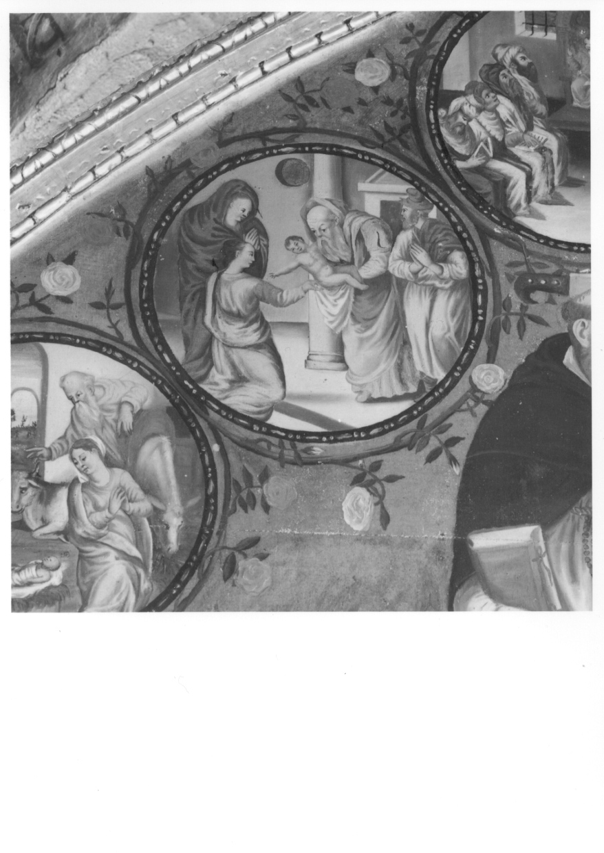 presentazione di Gesù al tempio (dipinto, elemento d'insieme) di Ioanetus Petrus Paulus (ultimo quarto sec. XVI)