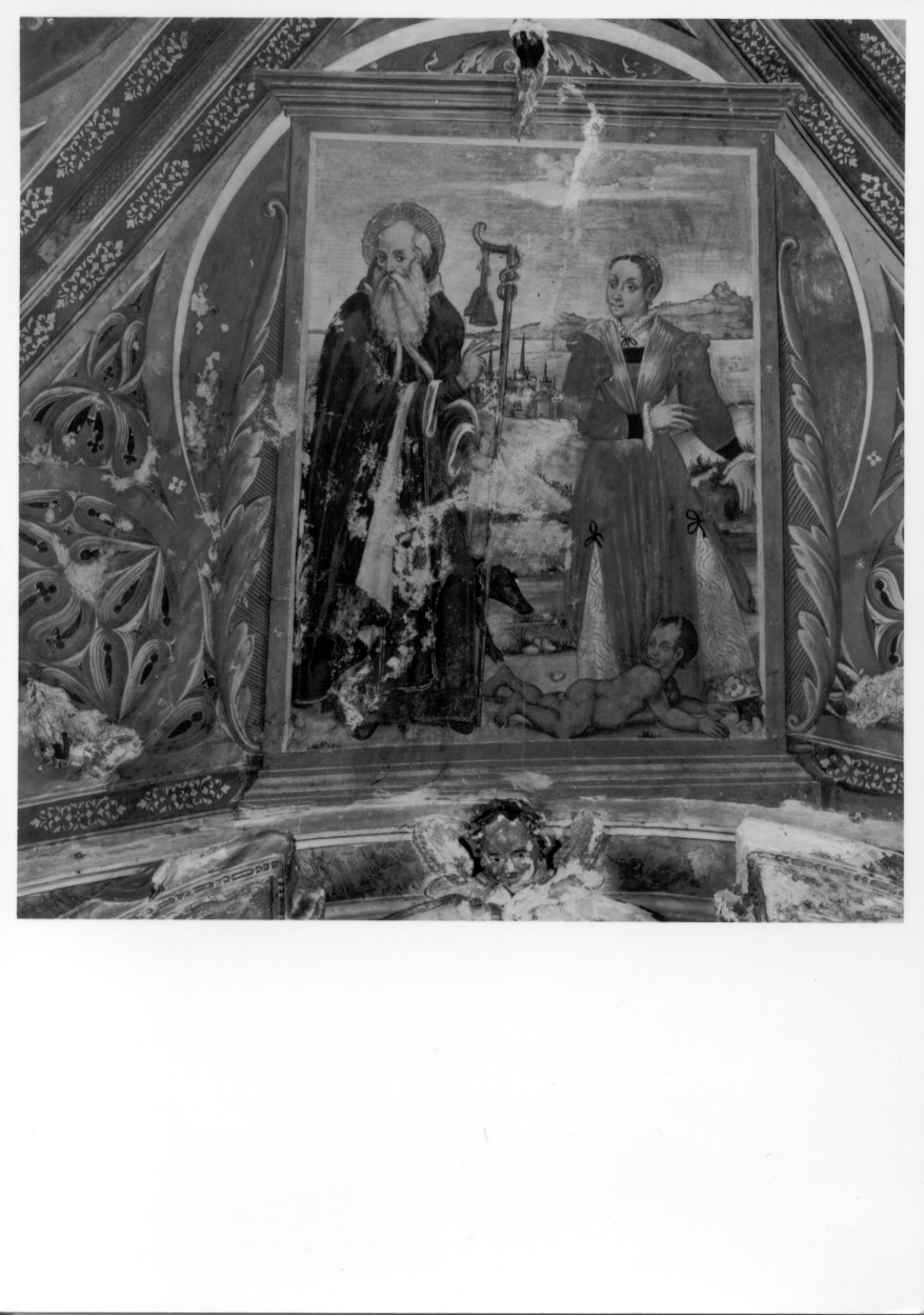 tentazioni di Sant'Antonio Abate (dipinto, elemento d'insieme) di Giacomo da Cardone (metà sec. XVI)