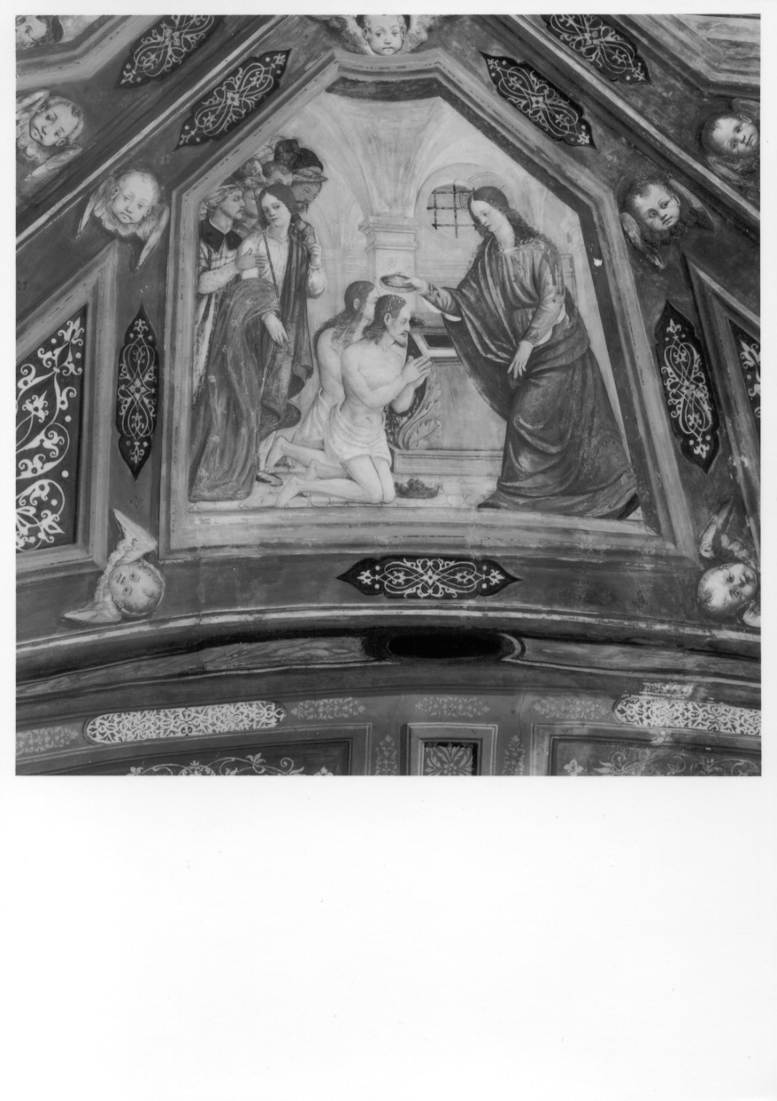 Santa Maria Maddalena battezza il governatore e sua moglie (dipinto, elemento d'insieme) di Giacomo da Cardone (metà sec. XVI)