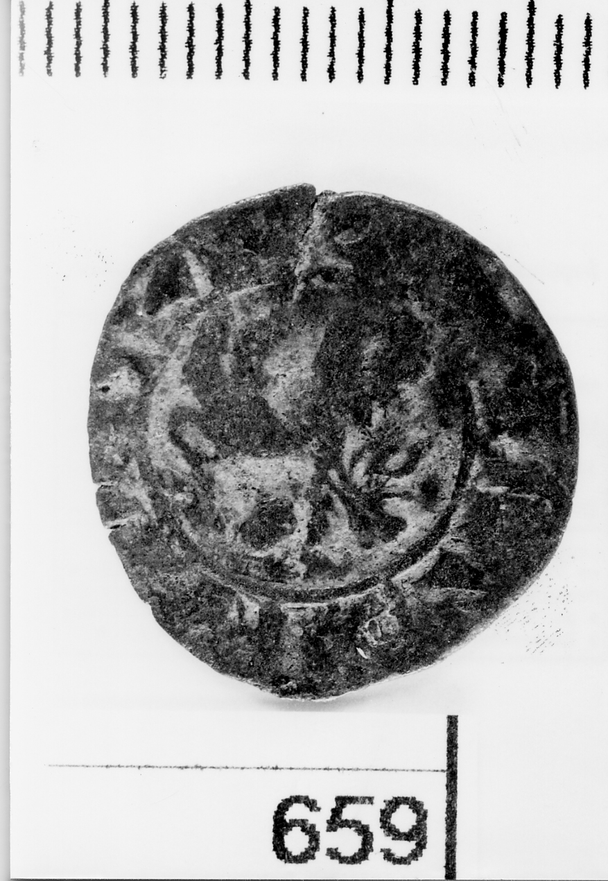 moneta - quattrino (seconda metà sec. XIV d.C)