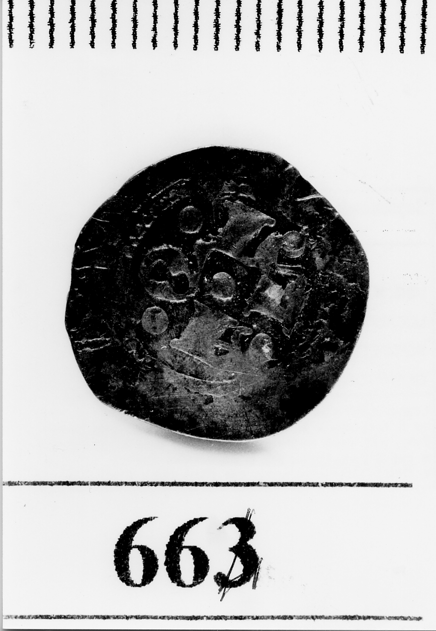 moneta - bolognino (secc. XIV/ XV d.C)