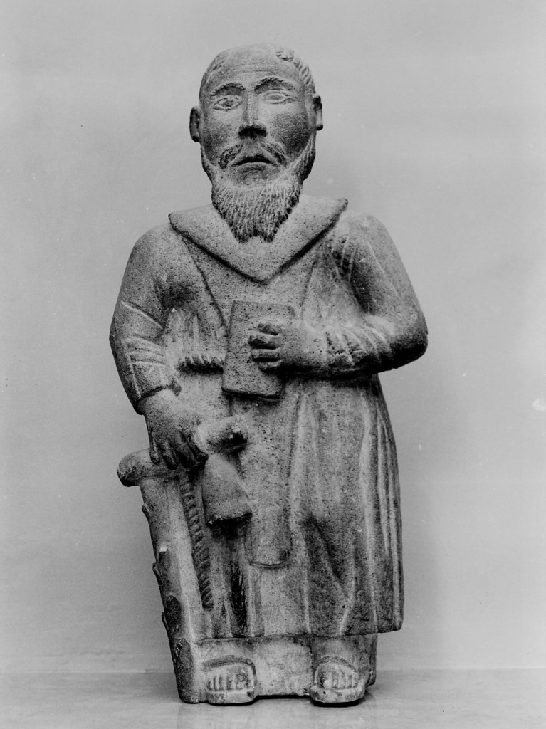 Sant'Antonio Abate (scultura) - ambito Italia centrale (sec. XV)