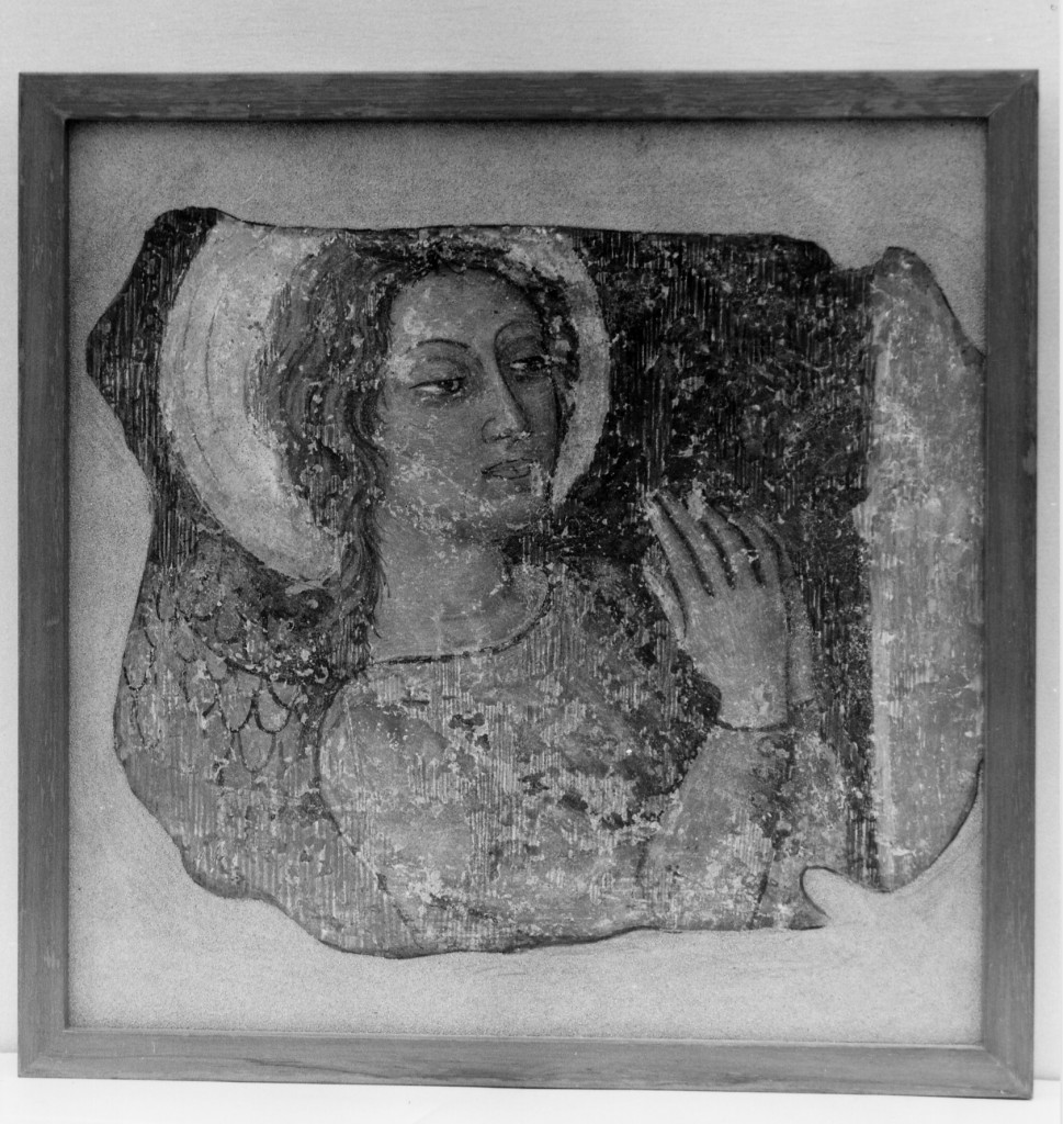 angelo (dipinto, frammento) - ambito Italia centrale (sec. XV)
