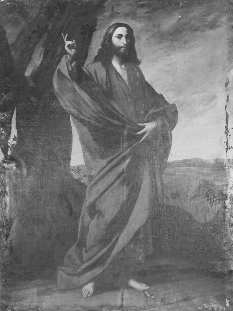 Cristo benedicente (dipinto) - ambito Italia centrale (sec. XVII)