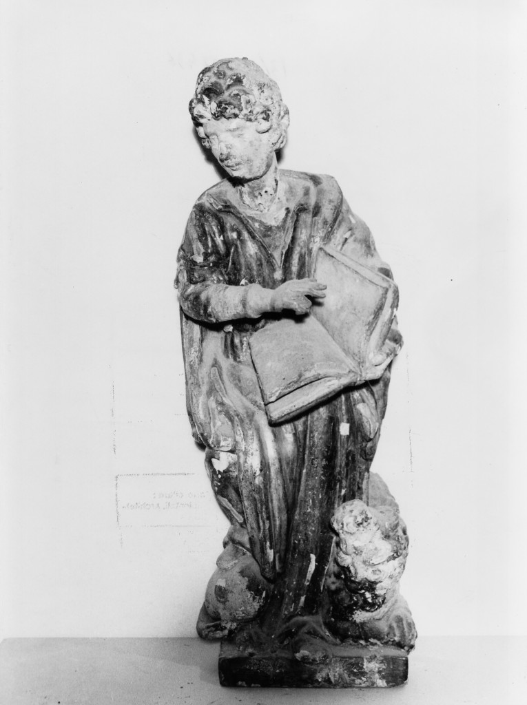San Marco Evangelista (scultura) - ambito Italia centrale (sec. XVI)