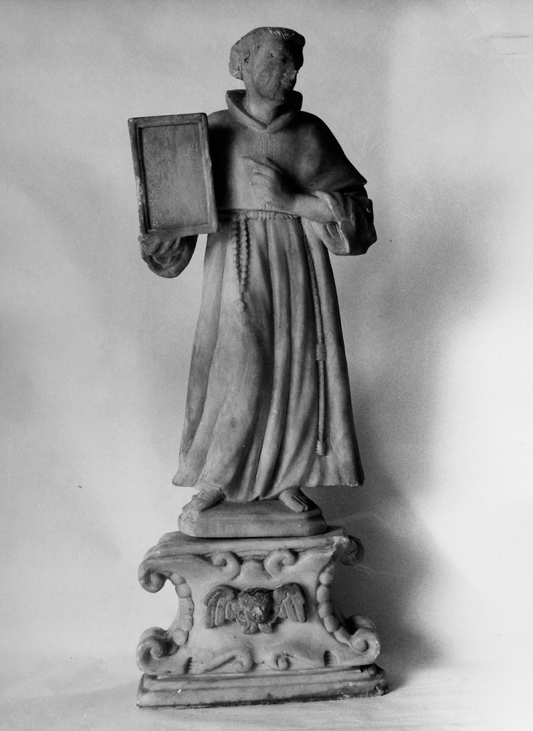 San Bernardino da Siena (statuetta) - ambito Italia centrale (sec. XVIII)