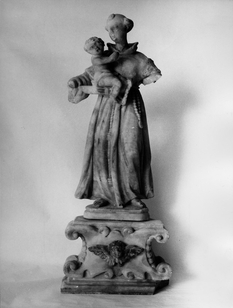 Sant'Antonio da Padova (statuetta) - ambito Italia centrale (sec. XVIII)