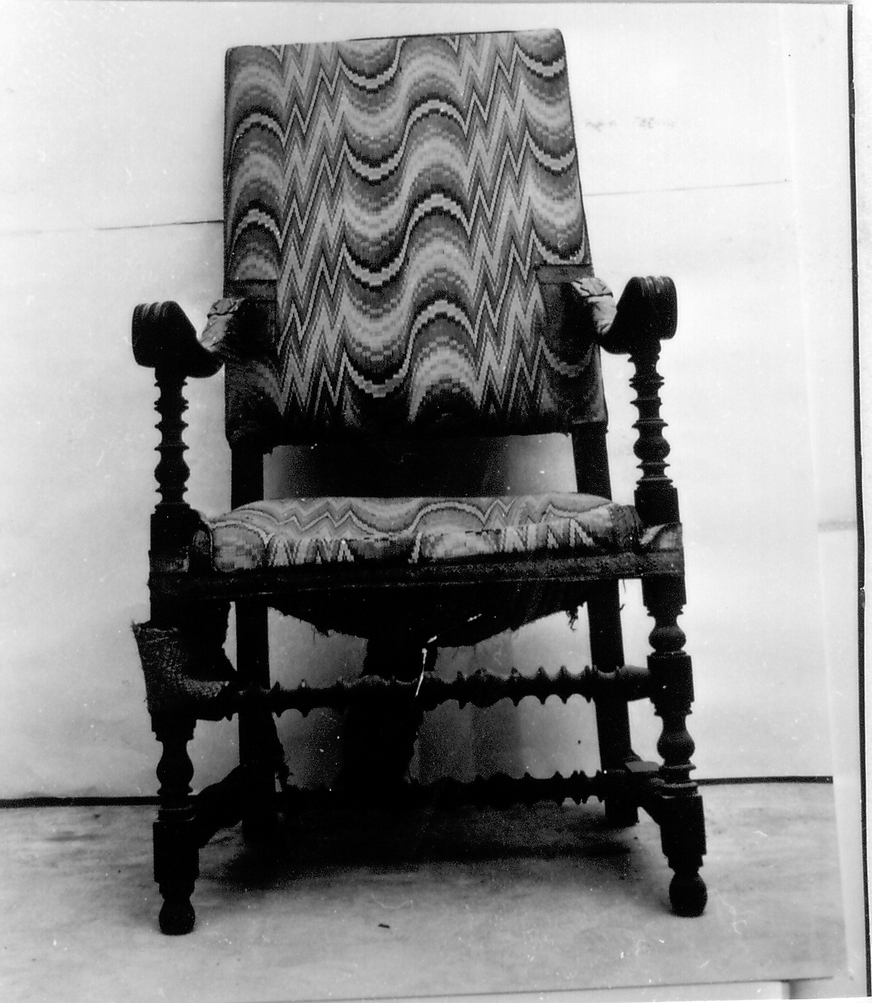 seggiolone - ambito Italia centrale (sec. XVII)