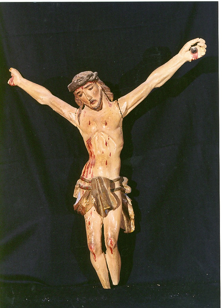 Cristo crocifisso (scultura) - ambito Italia centrale (sec. XIX)