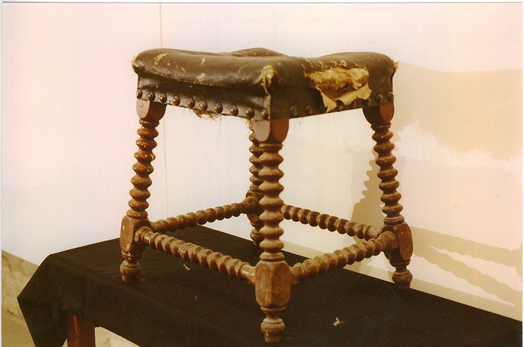 sgabello - ambito Italia centrale (sec. XVII)