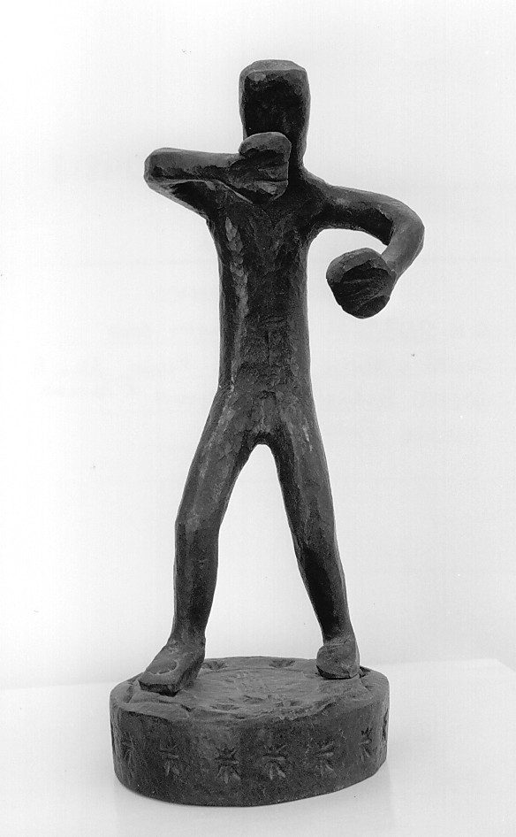 lottatore (statuetta) - ambito Italia meridionale (sec. XX)