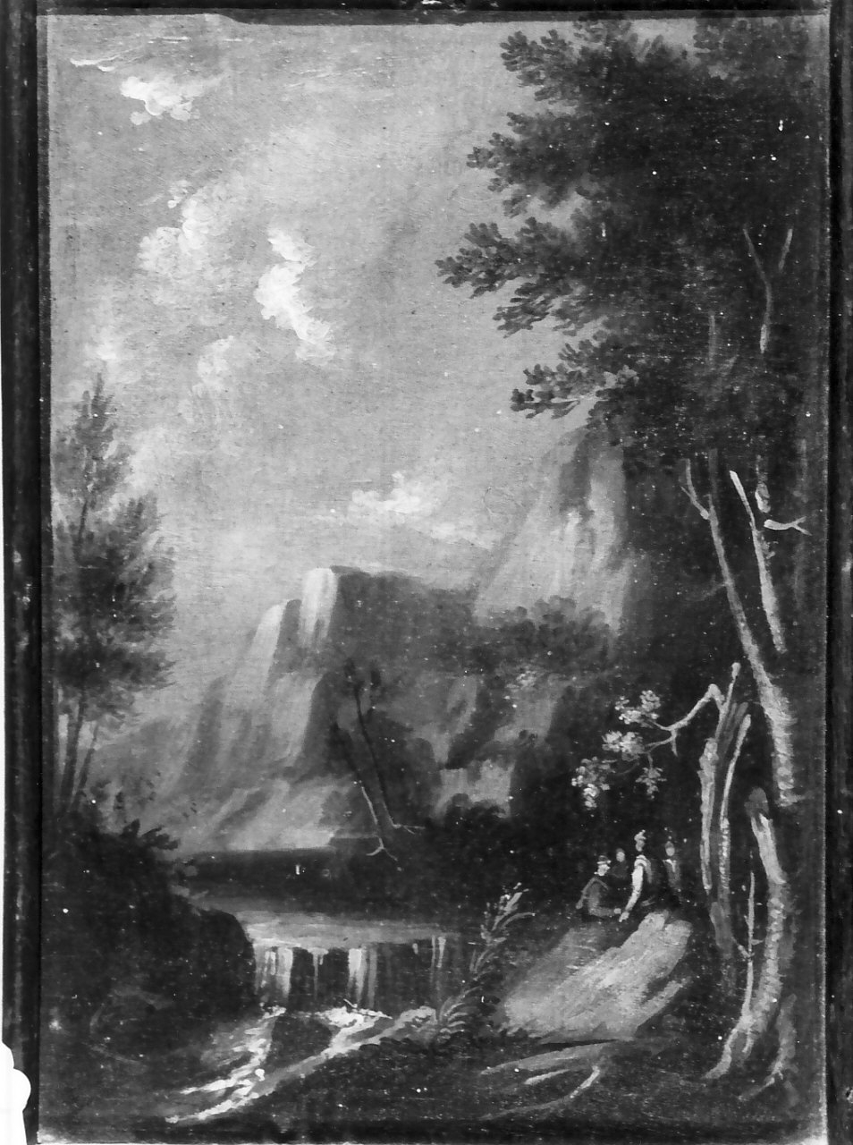 paesaggio (dipinto, opera isolata) - ambito calabrese (inizio sec. XX)