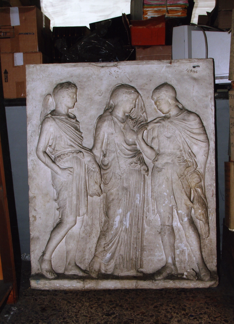 Orfeo ed Euridice (rilievo) - bottega napoletana (prima metà sec. XIX)