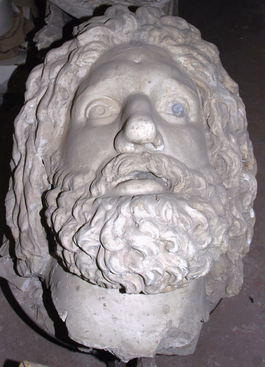 Giove da Cuma, Giove (statua, frammento) - bottega napoletana (prima metà sec. XIX)
