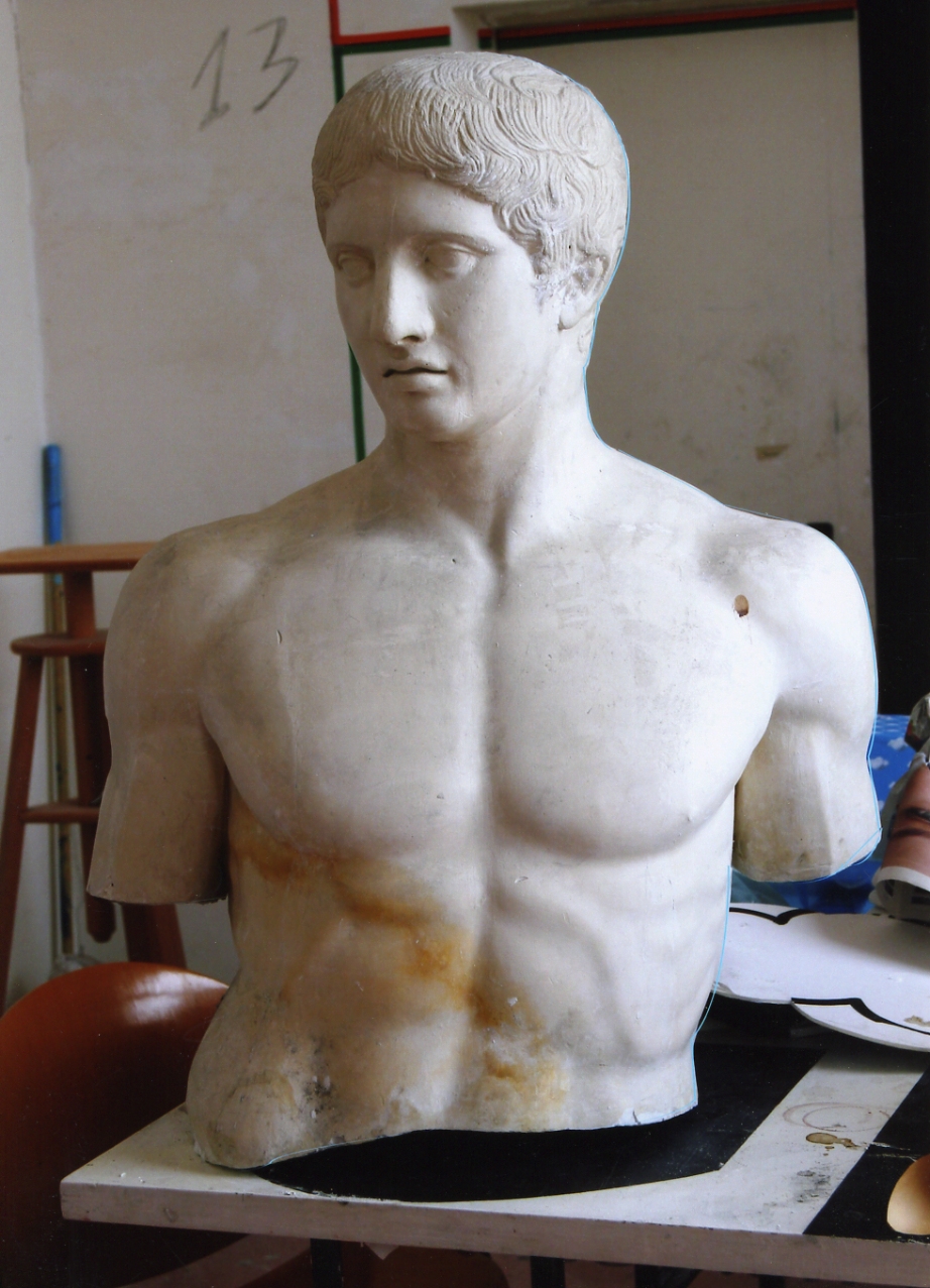 Doriforo (statua, frammento) - bottega napoletana (secondo quarto sec. XIX)