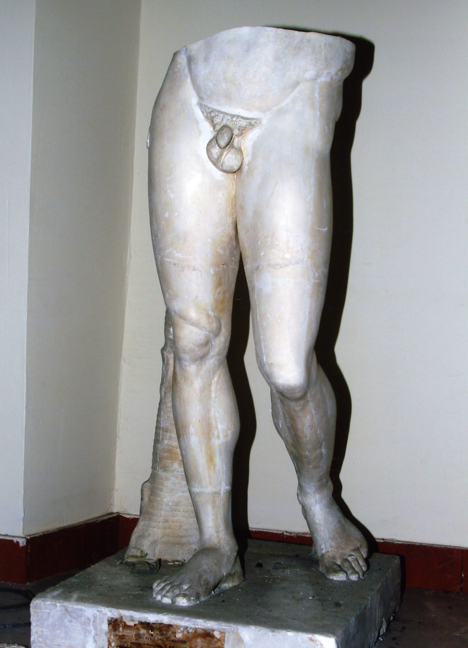Doriforo (statua, frammento) - bottega napoletana (secondo quarto sec. XIX)
