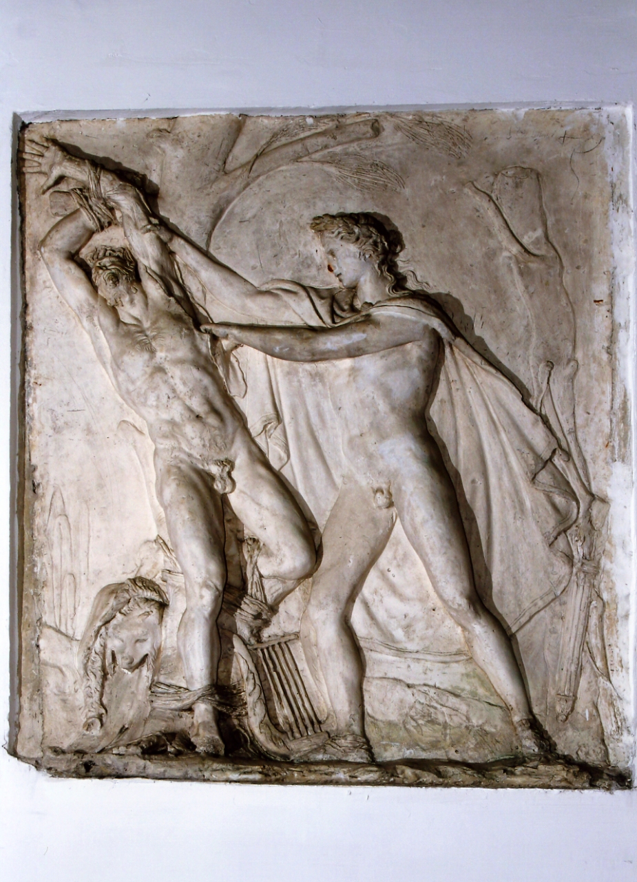 Apollo e Marsia (rilievo) di Calì Gennaro (sec. XIX)