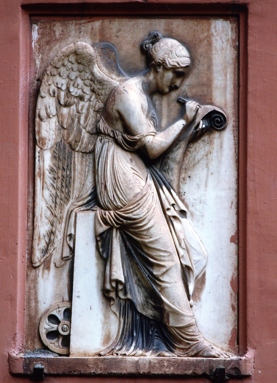 figura allegorica femminile (rilievo) - bottega napoletana (prima metà sec. XIX)