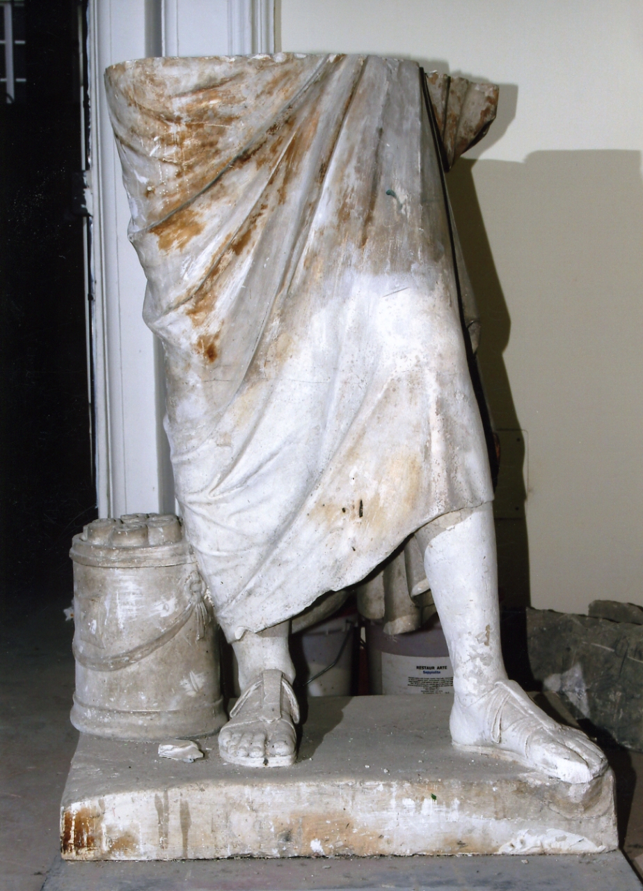 oratore (statua, frammento) - bottega napoletana (metà sec. XIX)