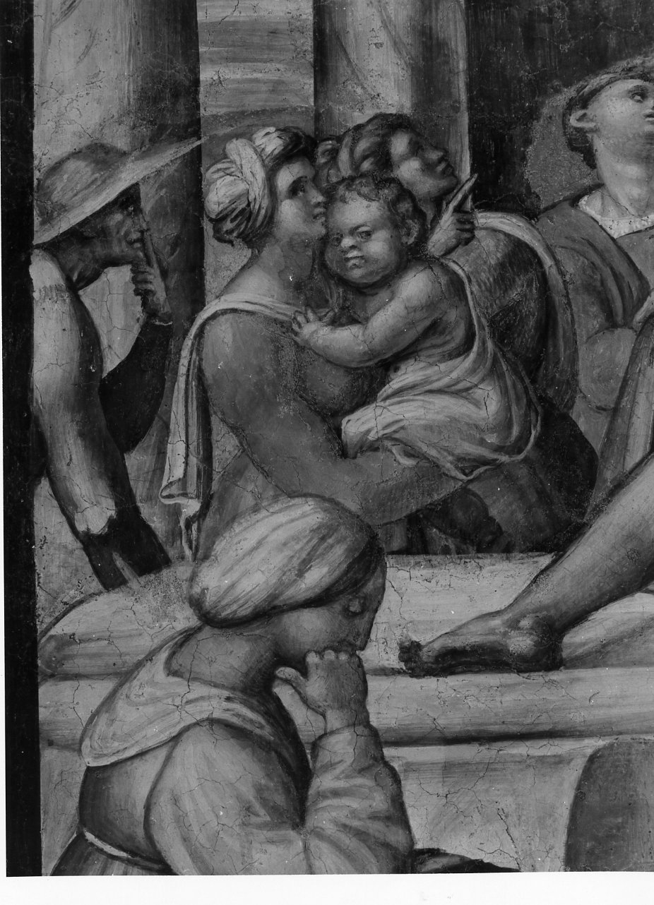 Storie della vita di Sant'Aspreno (dipinto, ciclo) di Tesauro Agostino (sec. XVI)