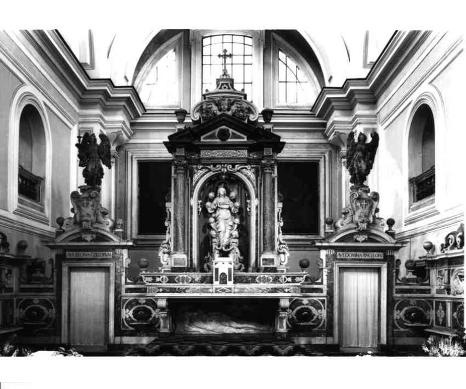 altare maggiore, complesso decorativo di Fanzago Cosimo (e aiuti) (prima metà sec. XVII)