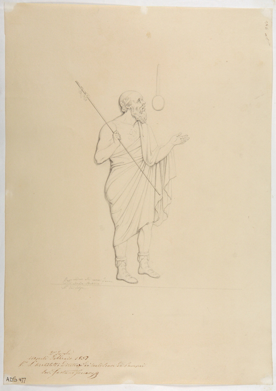 Sileno (disegno) di La Volpe Nicola (terzo quarto sec. XIX)