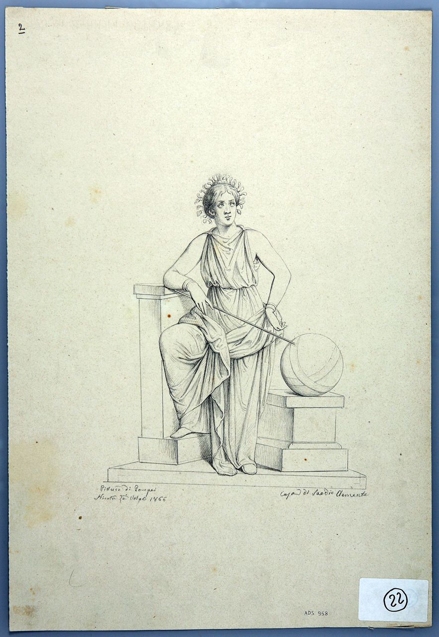 Urania (disegno) di La Volpe Nicola (terzo quarto sec. XIX)