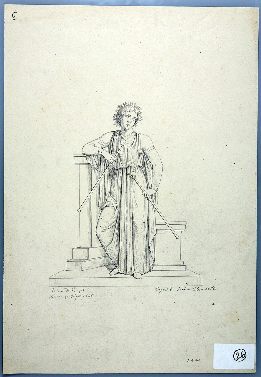 Euterpe (disegno) di La Volpe Nicola (terzo quarto sec. XIX)
