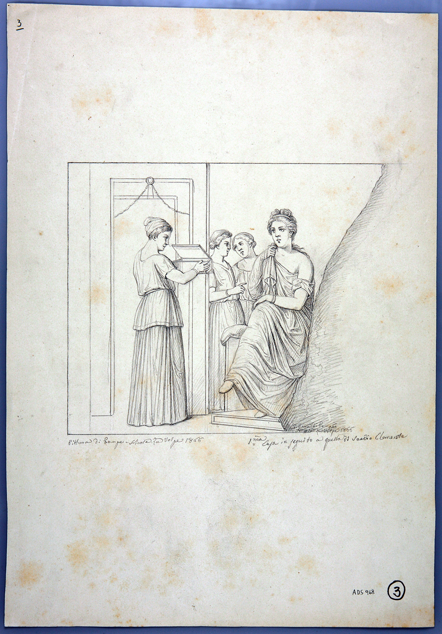 Toilette di Venere (disegno) di La Volpe Nicola (terzo quarto sec. XIX)