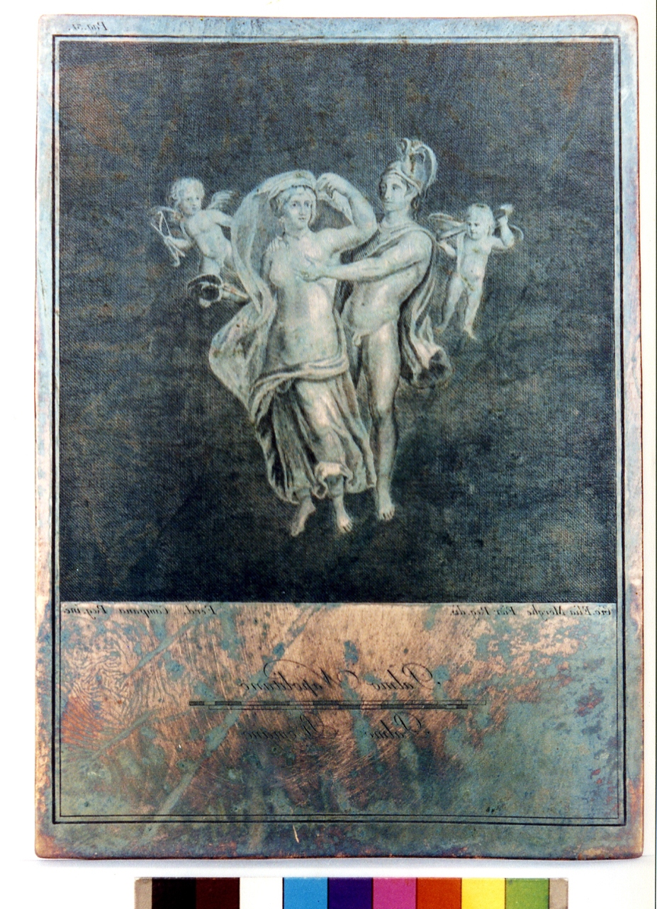 Venere e Marte (matrice) di Morghen Giovanni Elia, Campana Ferdinando (sec. XVIII)