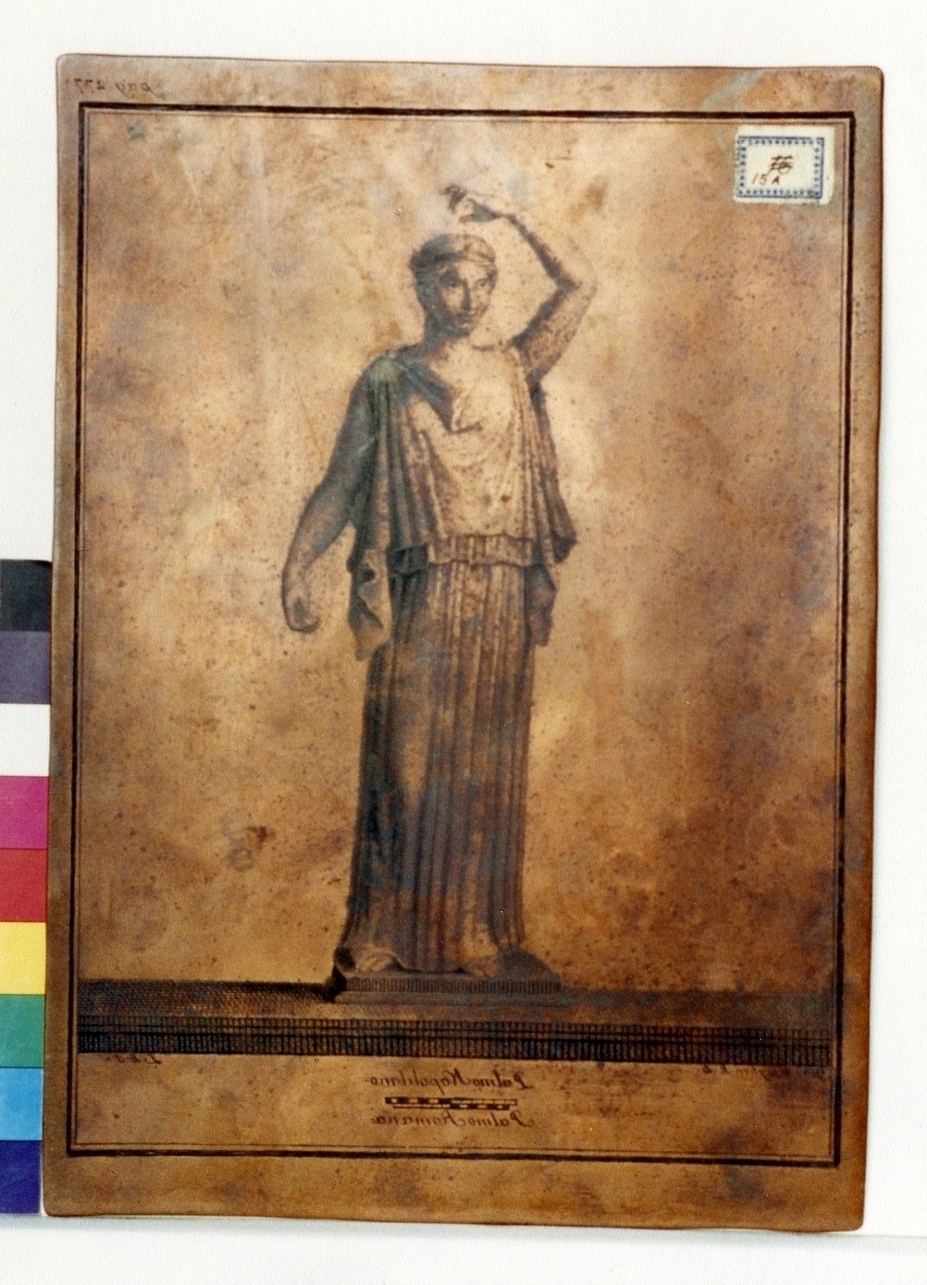 statua di peplophoros (matrice) di Boily Ludovico, Morghen Giovanni Elia (sec. XVIII)