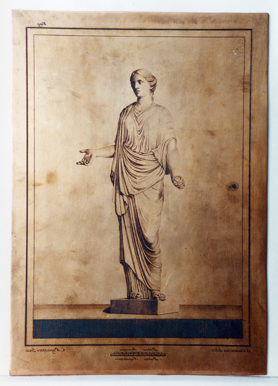 statua muliebre (matrice) di Casanova Giovanni Battista, Pignataro Carmine (sec. XVIII)