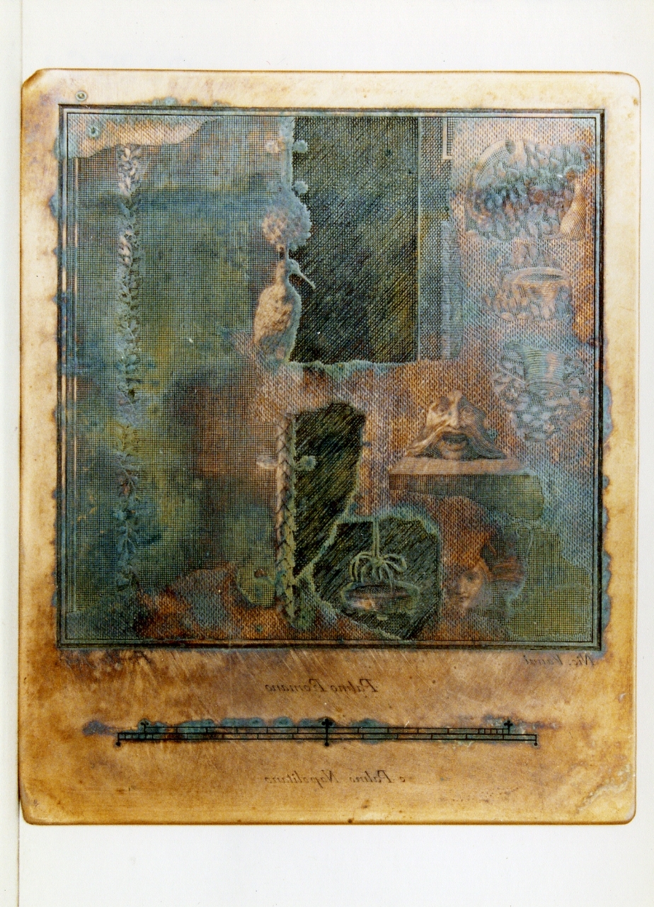 motivi decorativi/ frammenti (matrice) di Fiorillo Nicola, Vanni Nicola (sec. XVIII)