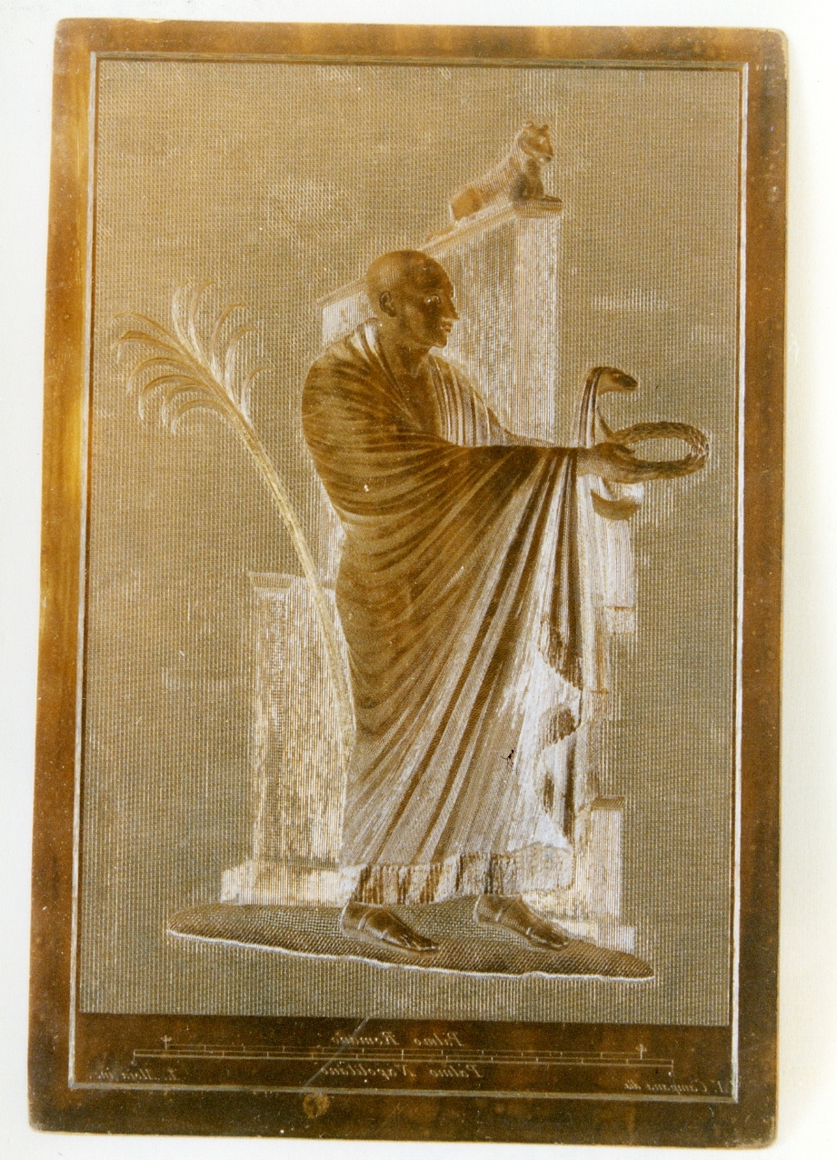 sacerdote isiaco (matrice) di Campana Vincenzo, Aloja Luigi (sec. XVIII)