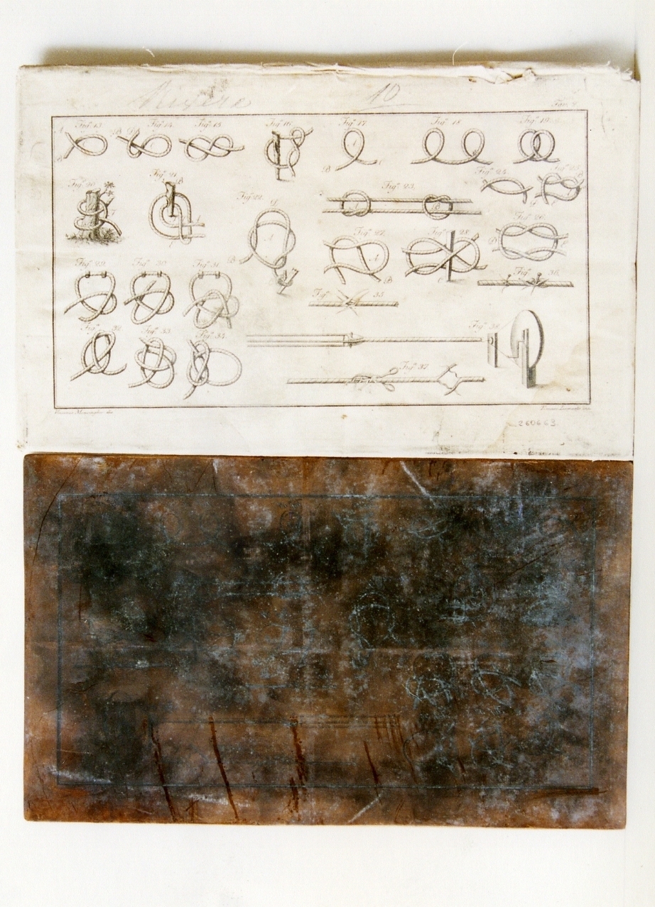 diversi modi di comporre nodi (matrice) di Mensingher Vincenzo, Lomasto Tommaso (sec. XIX)