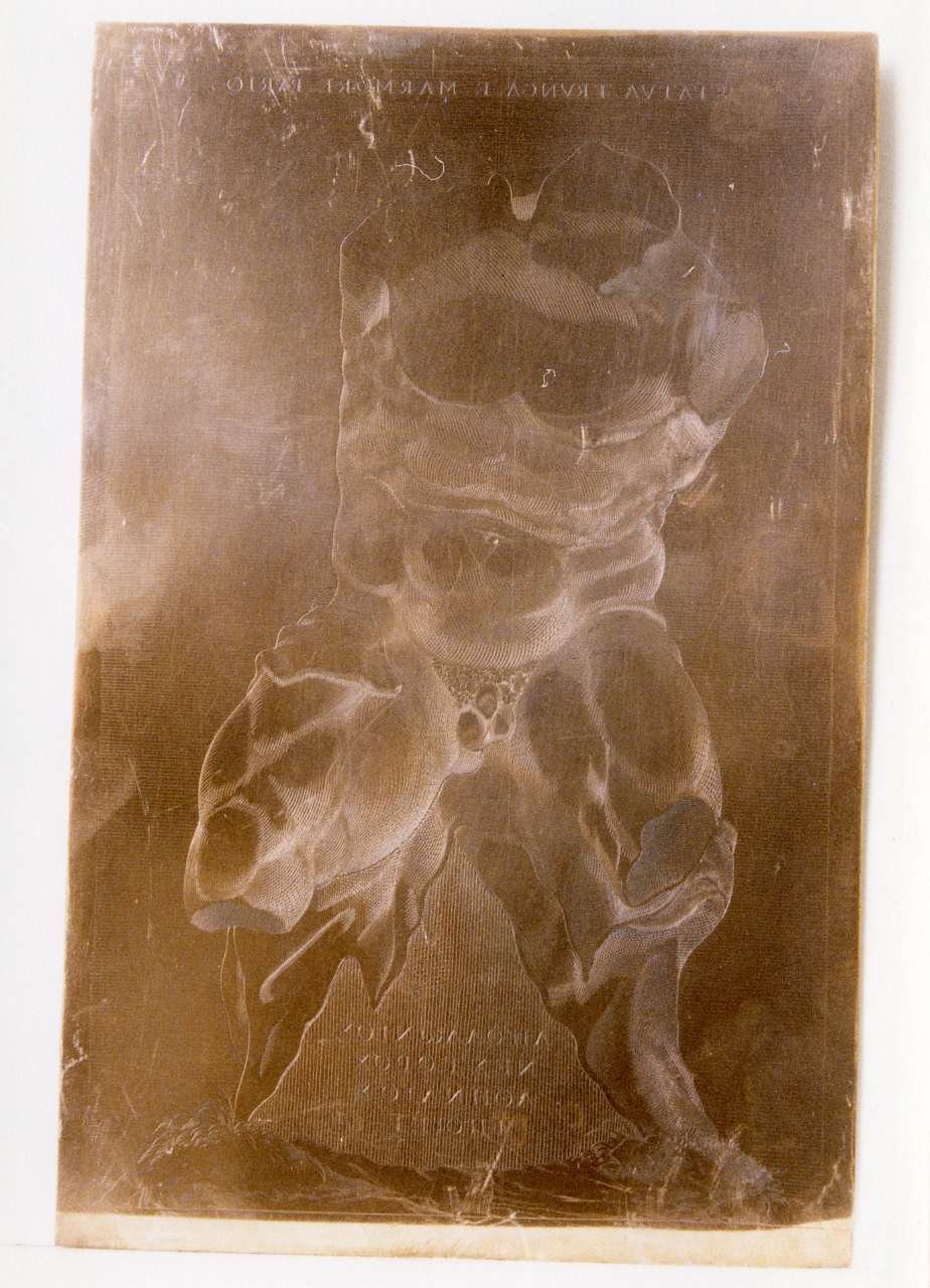 figura virile (matrice) - ambito napoletano, ambito napoletano (prima metà sec. XIX)