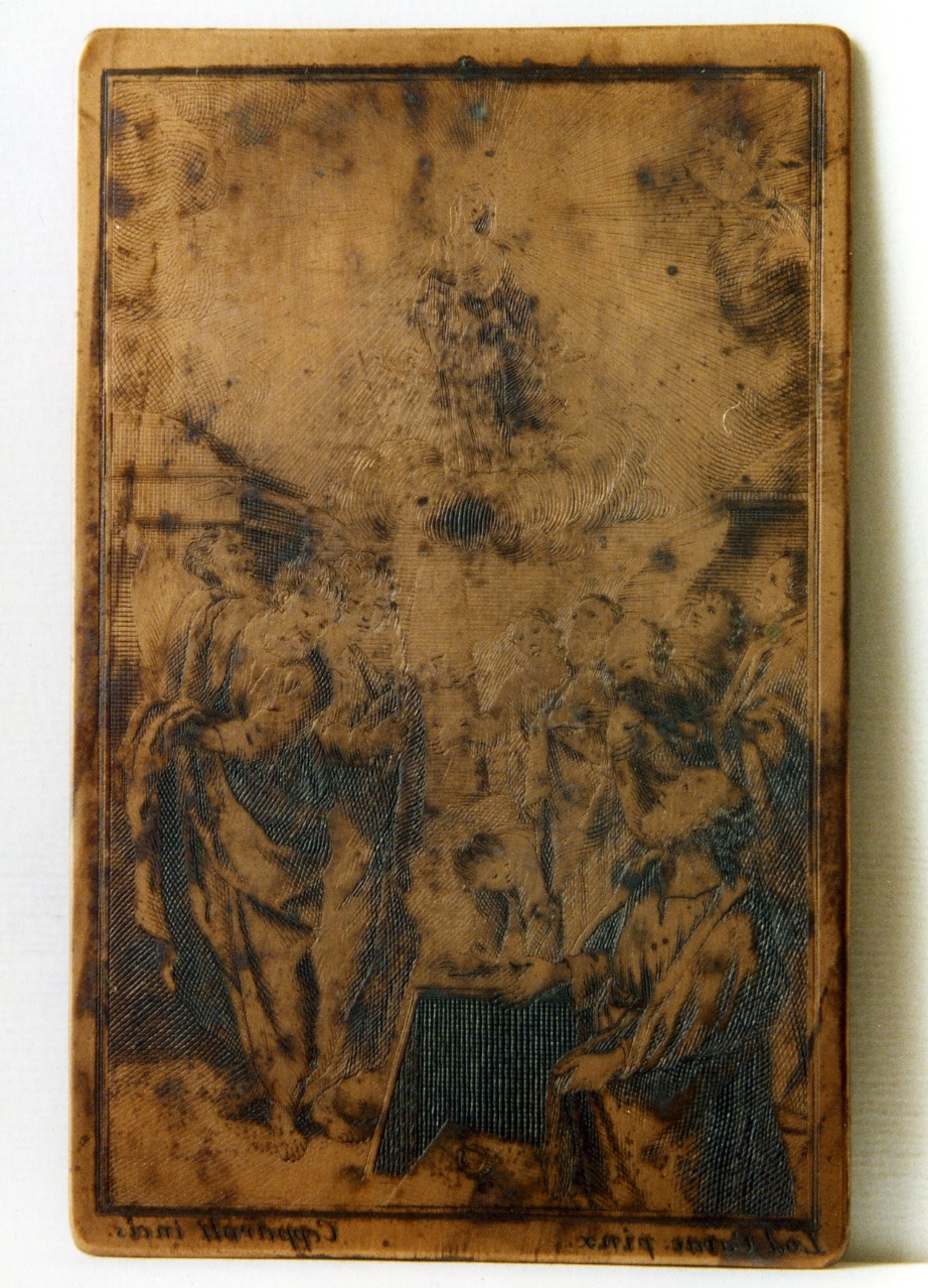 assunzione della Madonna (matrice) di Cepparoli Francesco, Carracci Ludovico (seconda metà sec. XVIII)