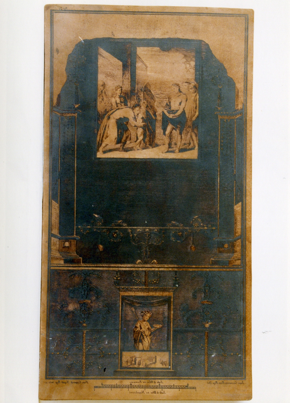 parete affrescata (matrice) di Cepparoli Francesco, Casanova Giovanni Battista (sec. XVIII)