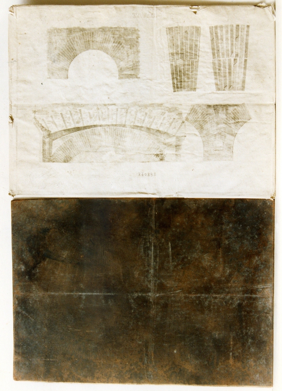 strutture murarie romane di archi e pilastri (matrice) di Niccolini Antonio (sec. XIX)