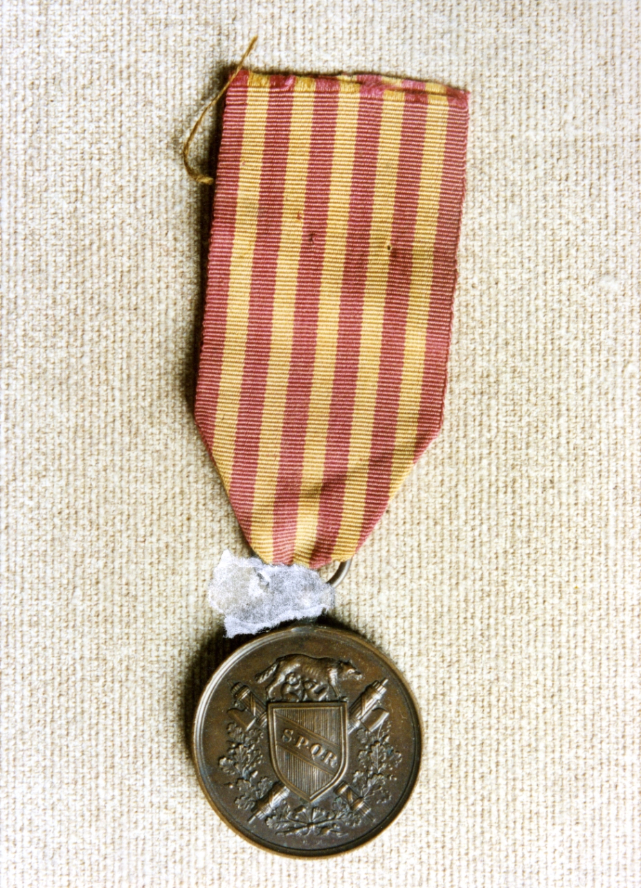 medaglia - bottega italiana (sec. XIX)