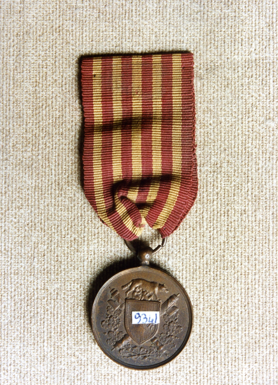 medaglia - bottega italiana (sec. XIX)