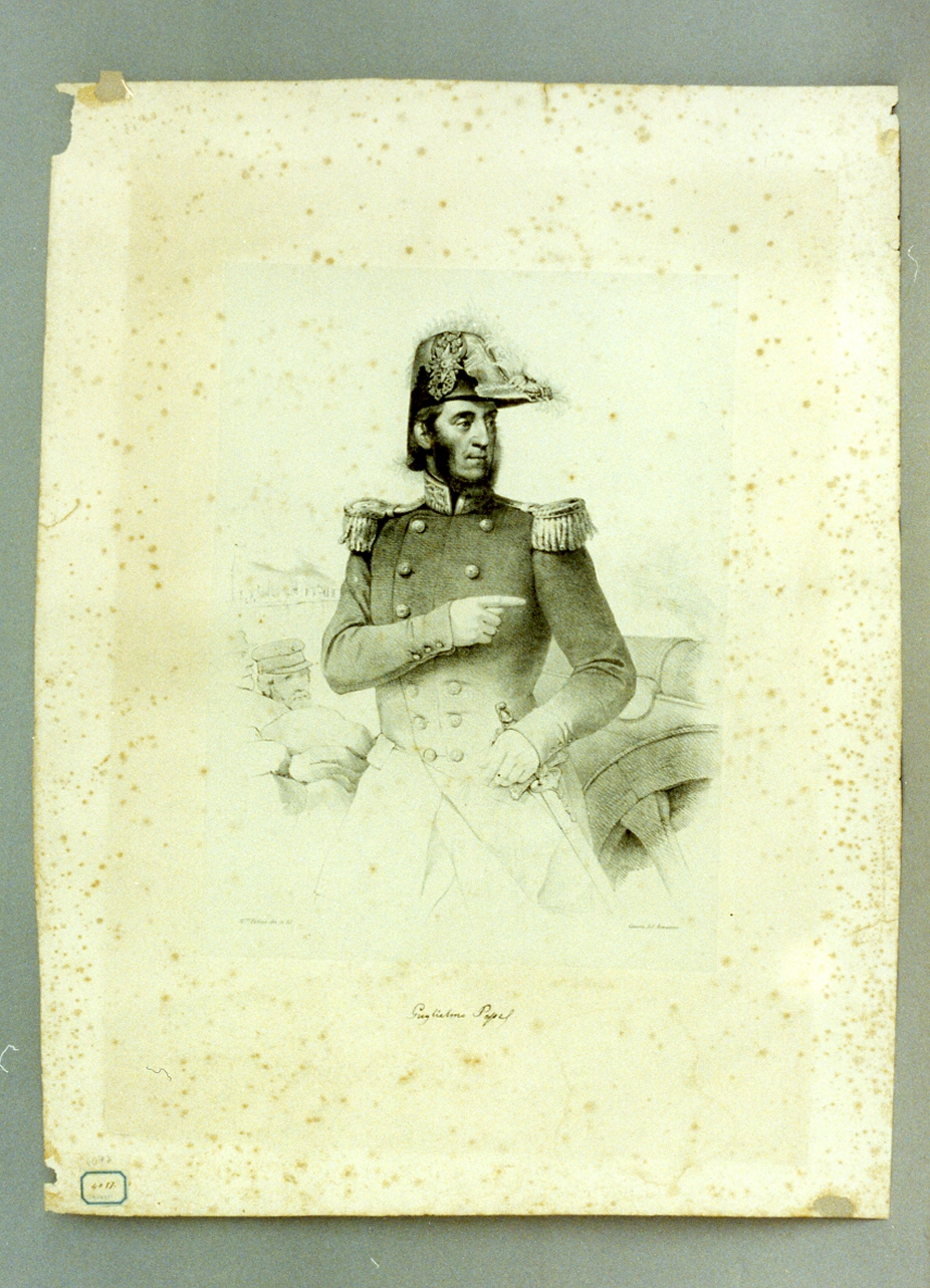 Guglielmo Pepe ritratto di Guglielmo Pepe stampa, 1850 - 1899