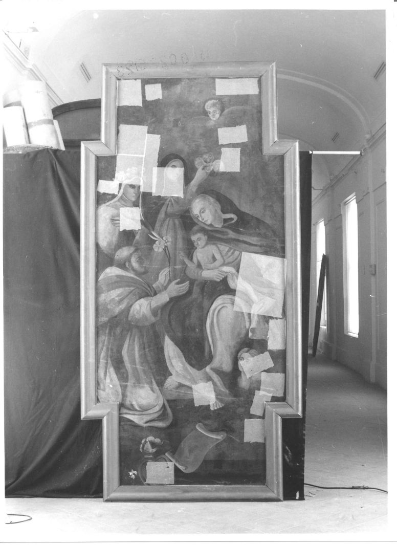 Madonna con Bambino e Santi (dipinto) - ambito campano (sec. XVIII)