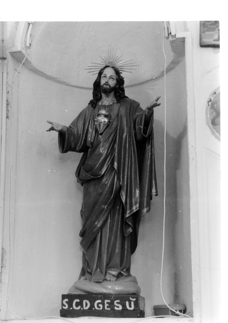 Sacro Cuore di Gesù (statua, opera isolata) - bottega irpina (prima metà sec. XVIII)