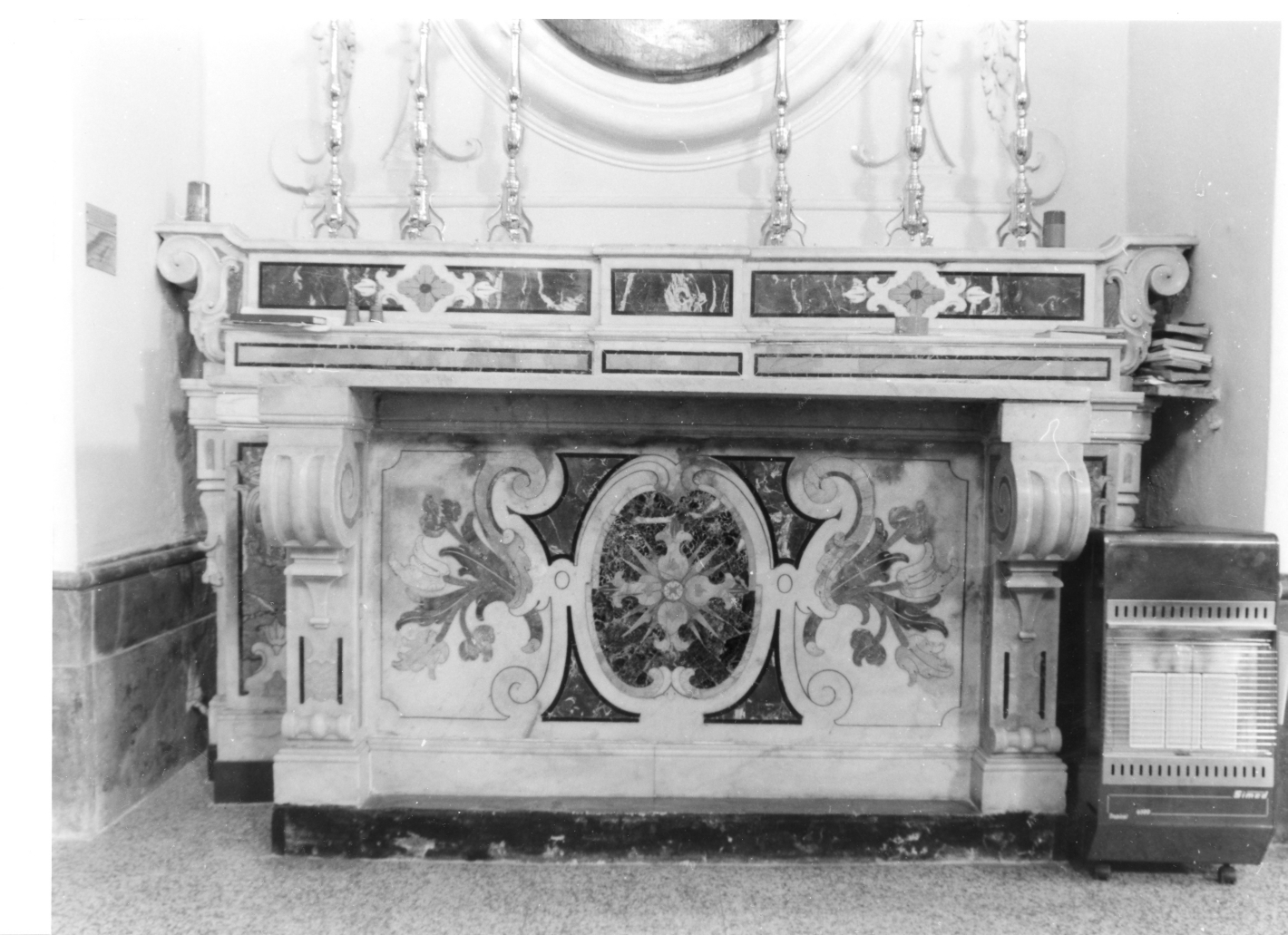 altare, opera isolata - bottega napoletana (sec. XVII)